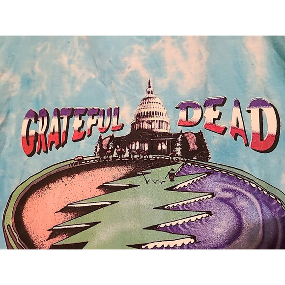 Grateful Dead Shirt Berta Skeleton Golf Washington DC G.D. Tour Bear Size Large - Picture 12 of 16